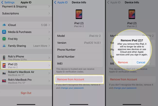 How to Remove a Device From Apple ID