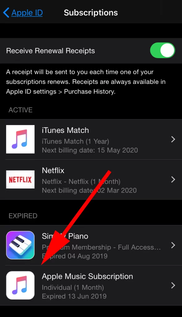 how to cancel Apple Music