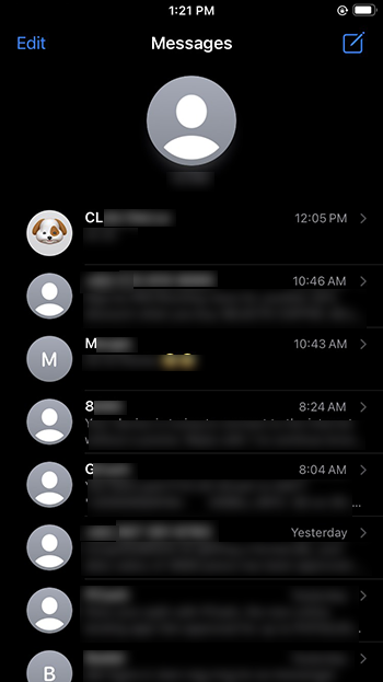 Share focus status on iPhone