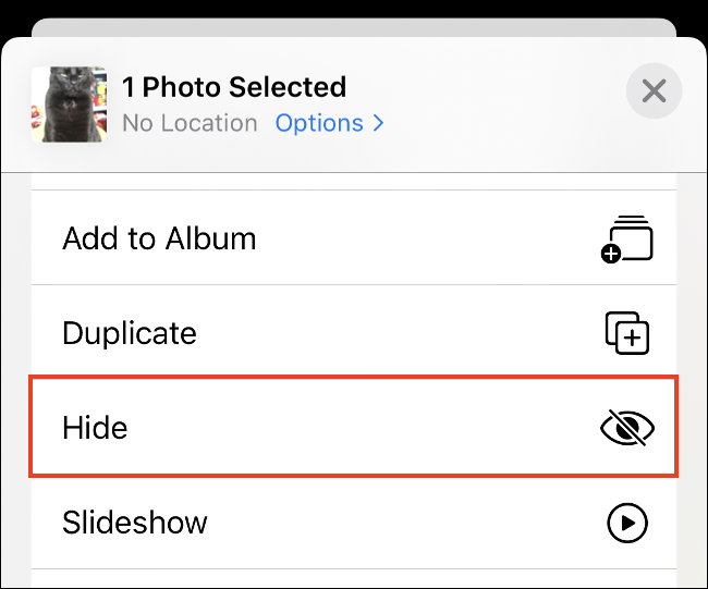how to hide videos on iPhone
