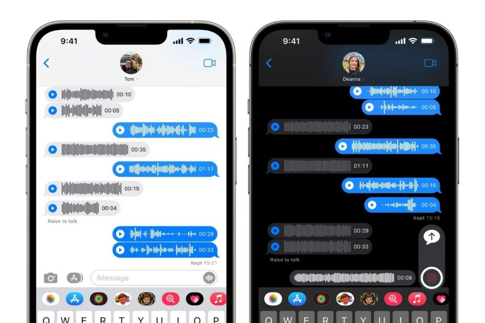 how to save Audio Messages on iPhone