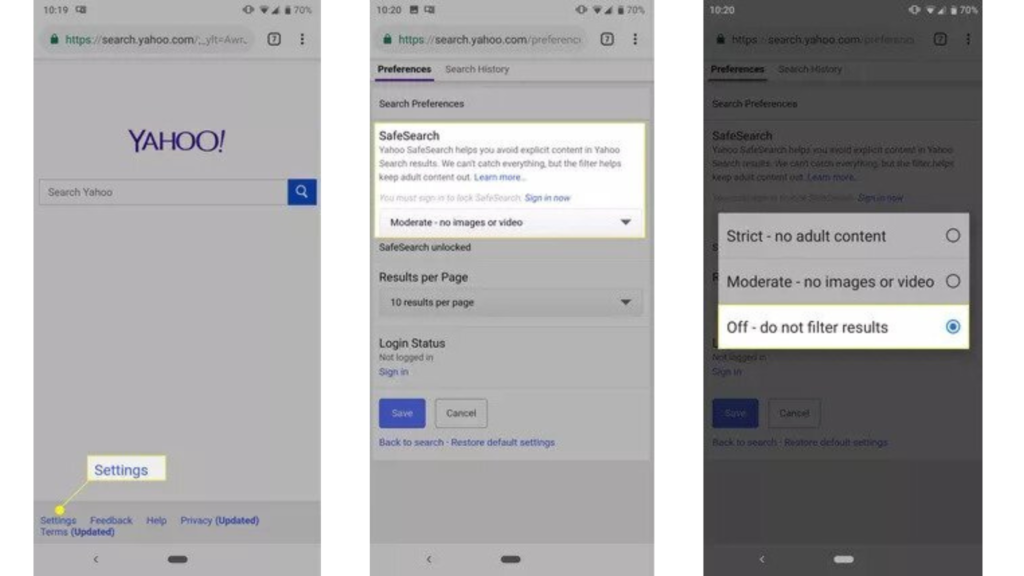 How to Turn Off Safesearch on iPhone