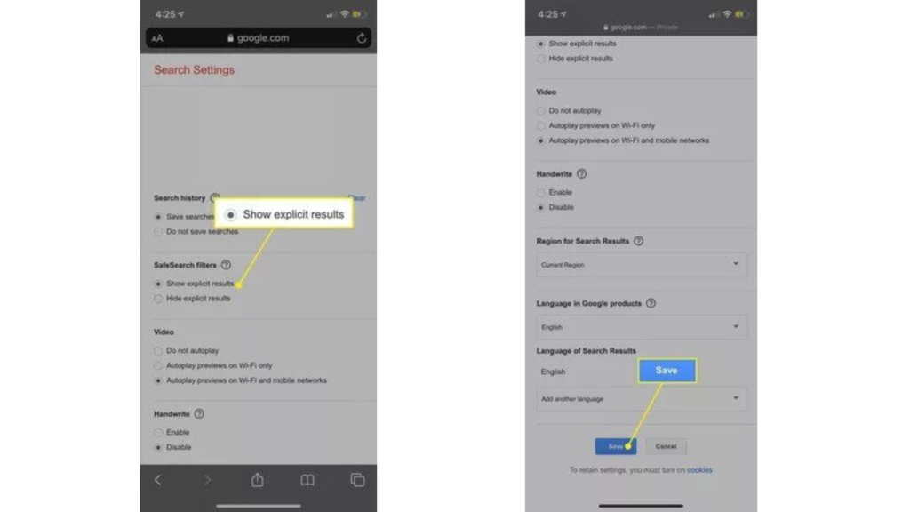 How to Turn Off Safesearch on iPhone