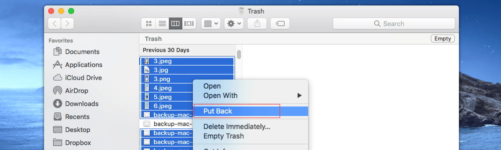Recover Deleted Files on Mac