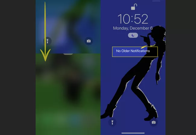 how to see deleted notifications on iPhone