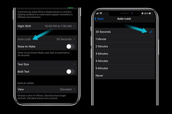 Adjust Auto-Lock SettingsWhy is my iPhone Battery Draining so Fast? Reasons and Fixes