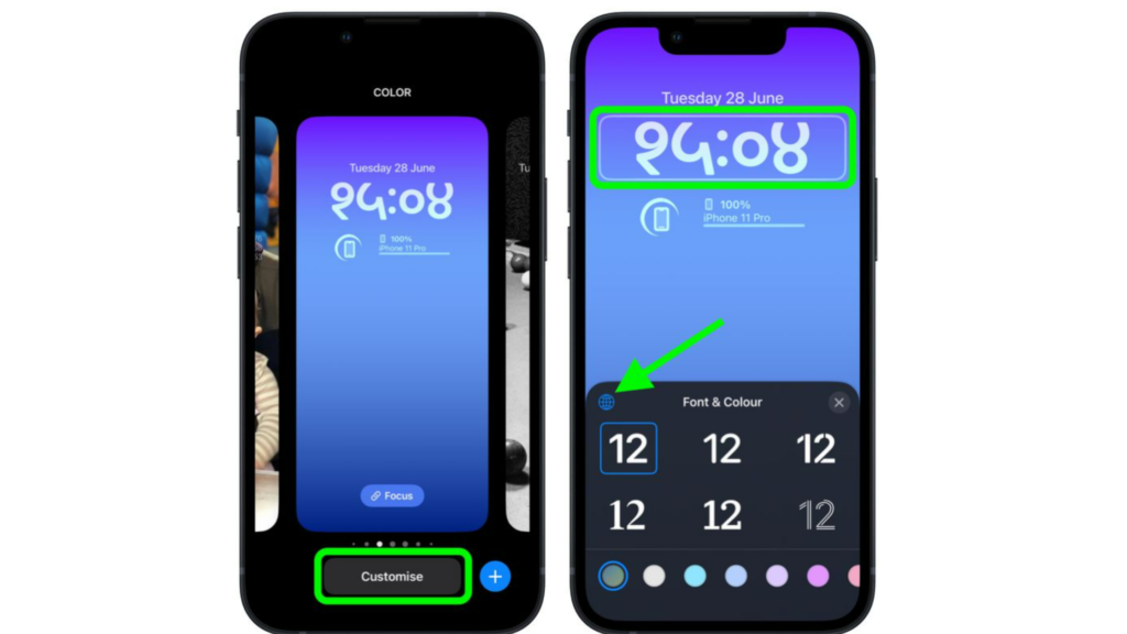 How to Change the Lock Screen Clock to Arabic Indic in iOS 16