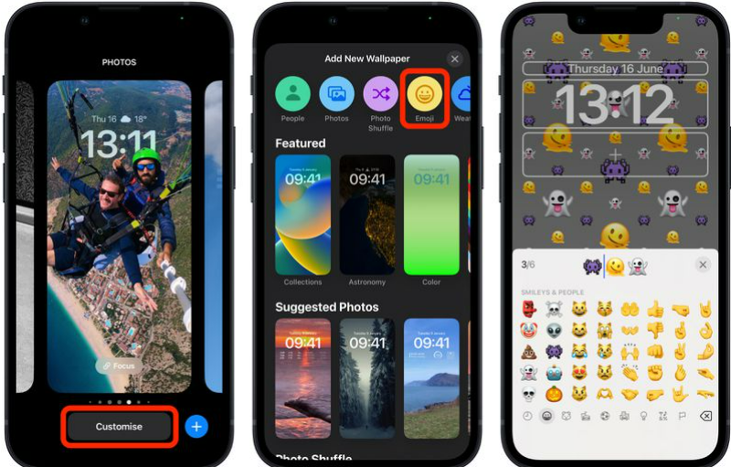 How to Create an Emoji Lock Screen Wallpaper in iOS 16