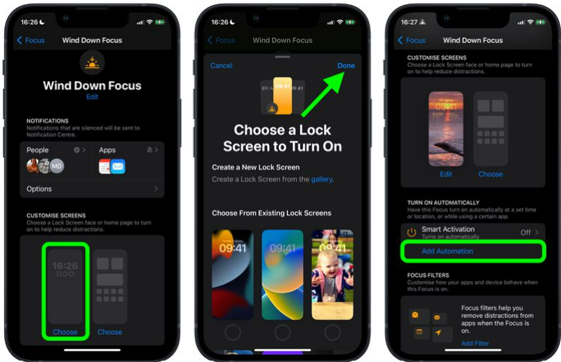 How to Make Your iPhone Switch Lock Screens Based on Time or Location in iOS 16