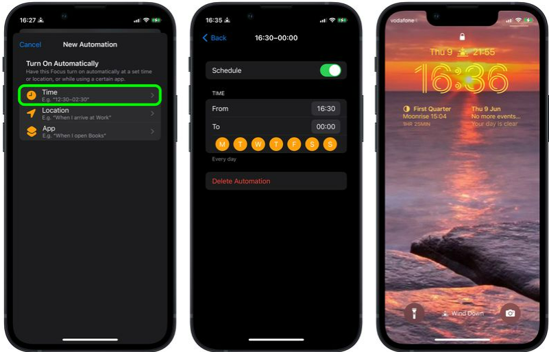 How to Make Your iPhone Switch Lock Screens Based on Time or Location in iOS 16