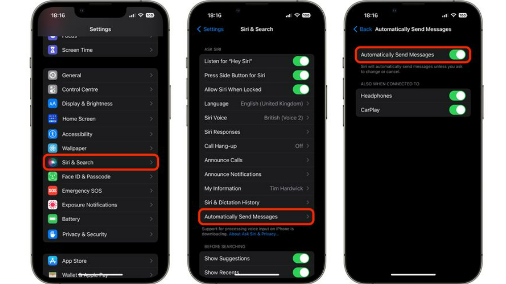 How to Automate Messages Sent With Siri in iOS 16