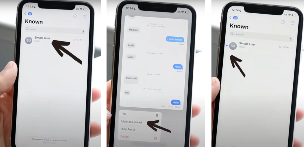 How to Mark an iMessage as Unread in iOS 16