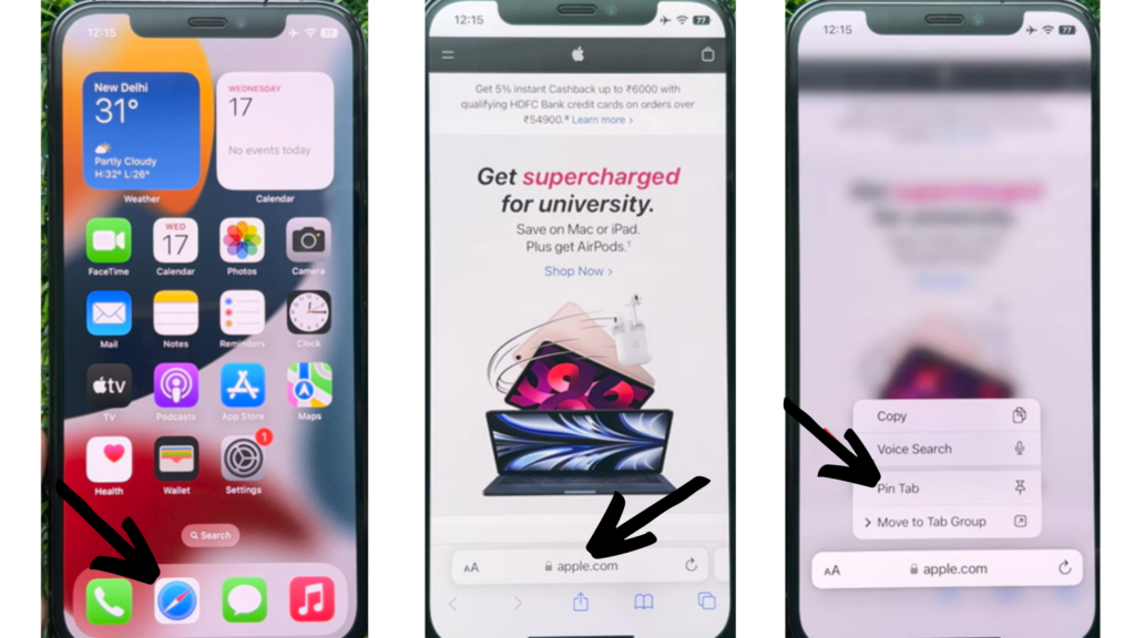 How to Pin Tabs in Safari on iPhone and iPad in iOS 16