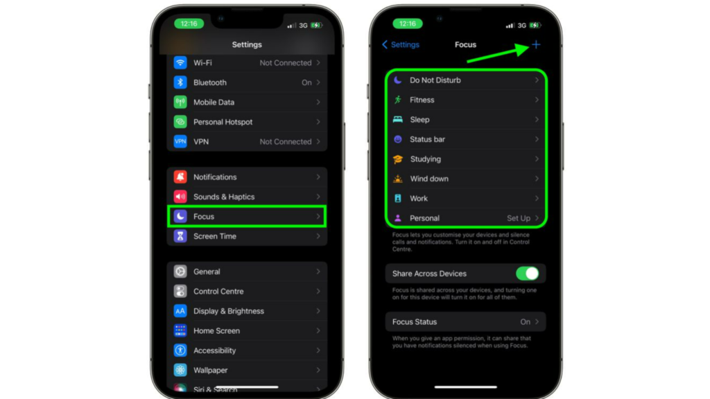 How to Silence Notifications From Specific Apps in a Focus Mode in iOS 16