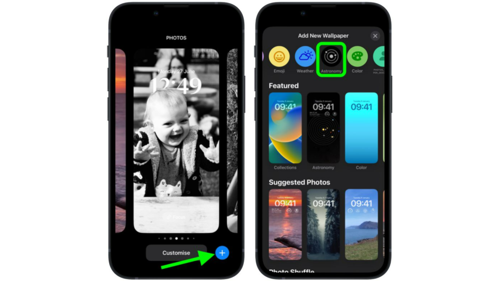 How to Set a Dynamic Astronomy Lock Screen Wallpaper in iOS 16