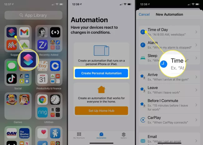 Schedule a Text on iPhone