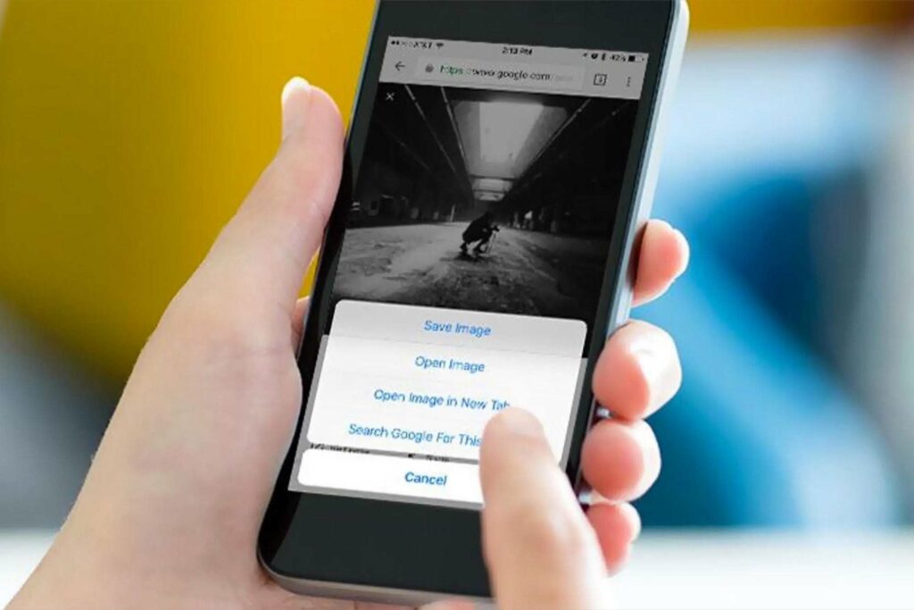 Reverse Image Search on iPhone