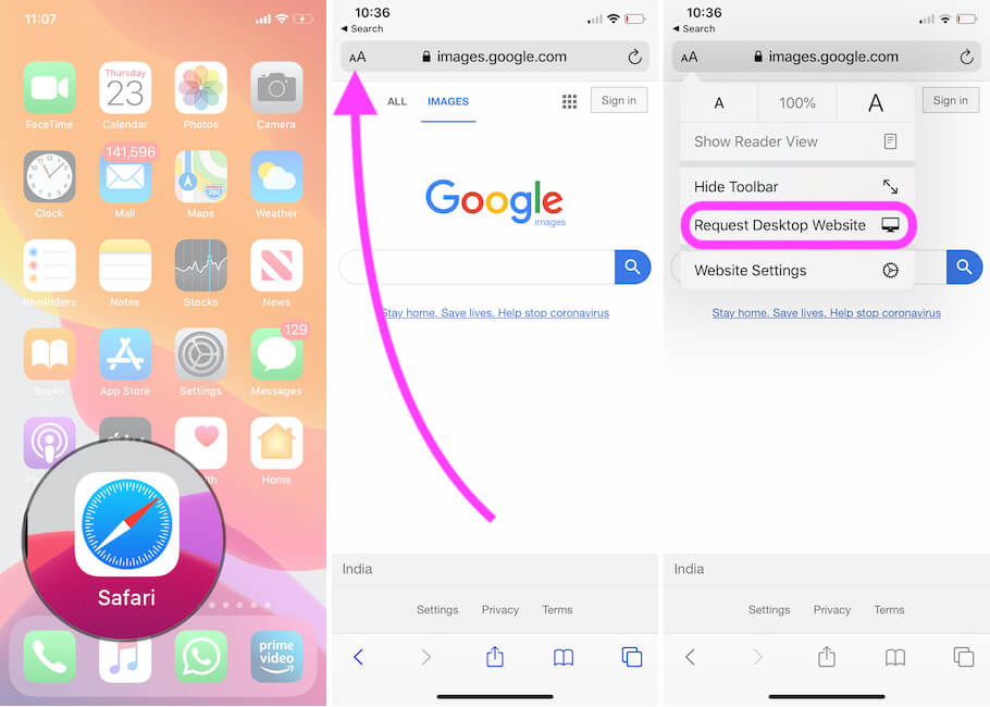 Reverse Image Search on iPhone