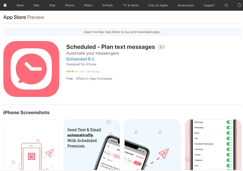 Schedule a Text on iPhone