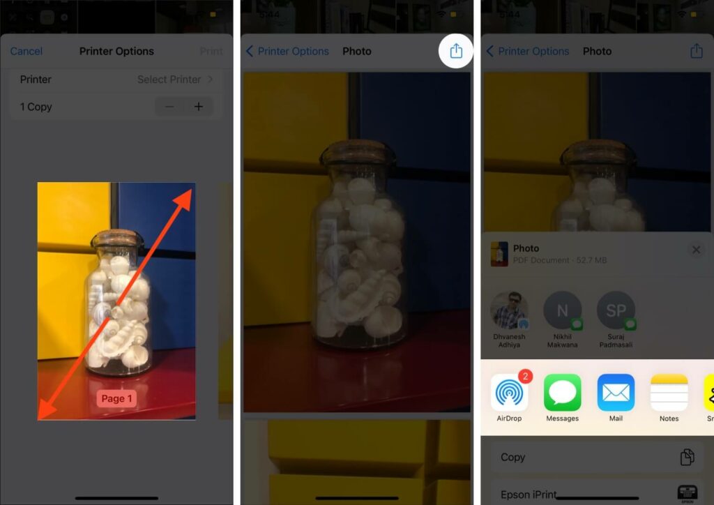how to convert picture to PDF on iPhone