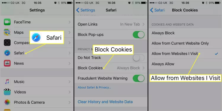 How to Enable Cookies on iPhone