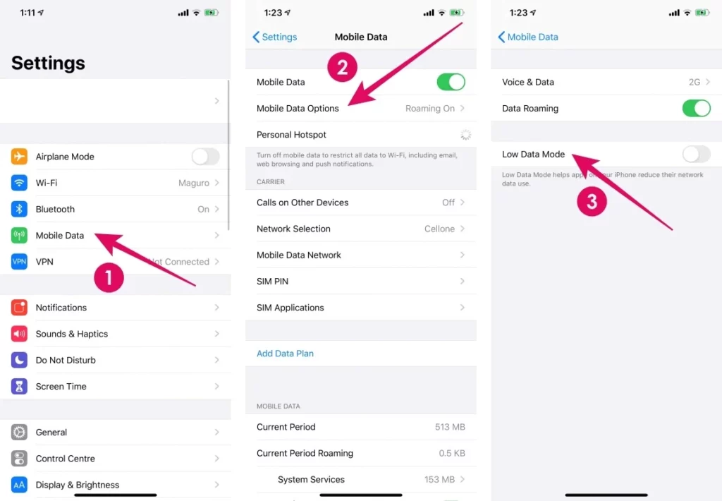 What Does Low Data Mode Mean on iPhone