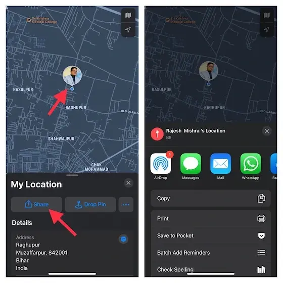 How to Share Location on iPhone