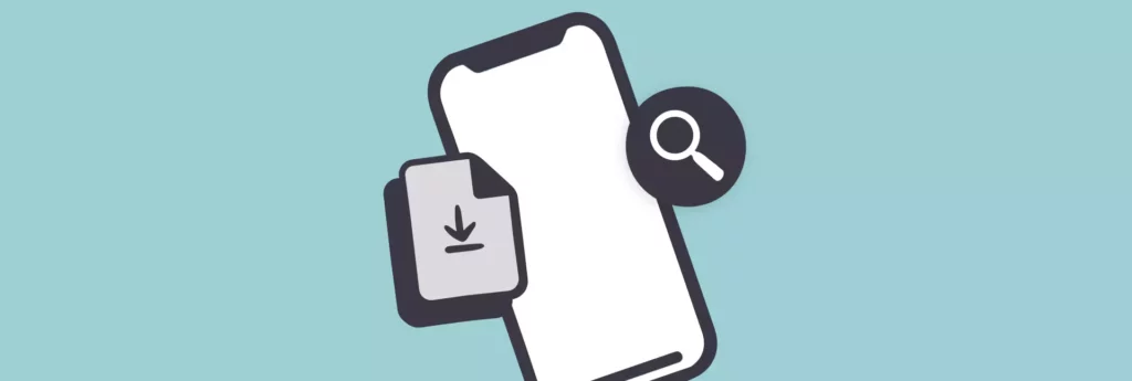 Where do downloads go on iPhone
