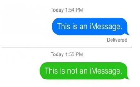 What Does Green Text Mean on iPhone?