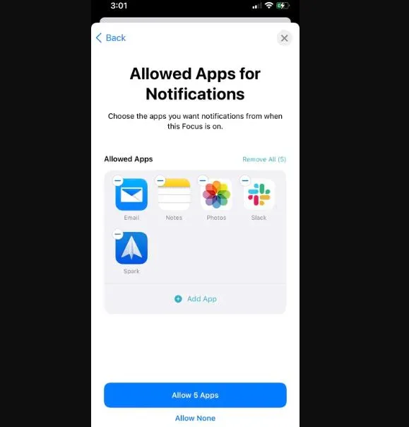 What is Focus Status on iPhone