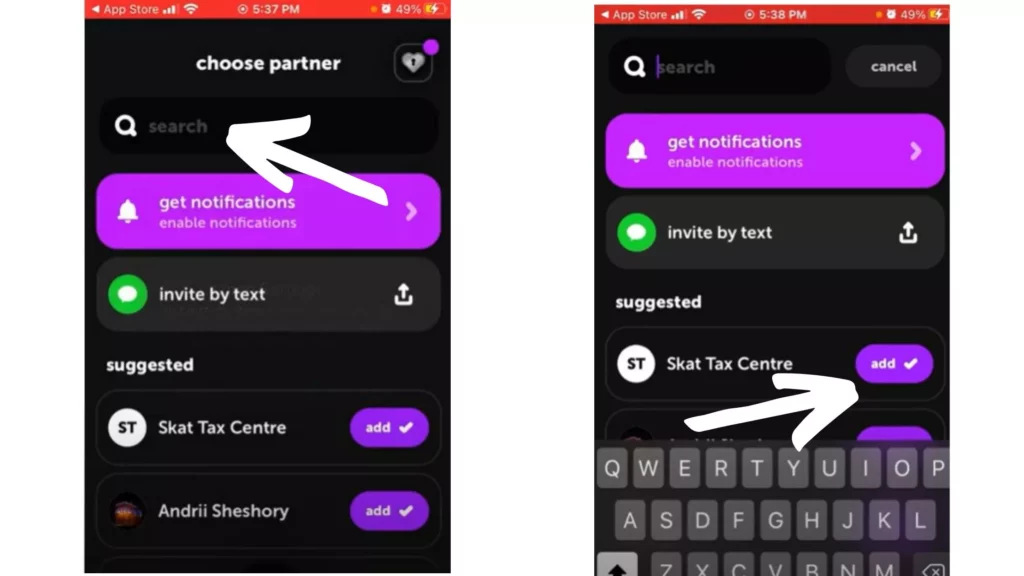 How to add friends in locksmith widget