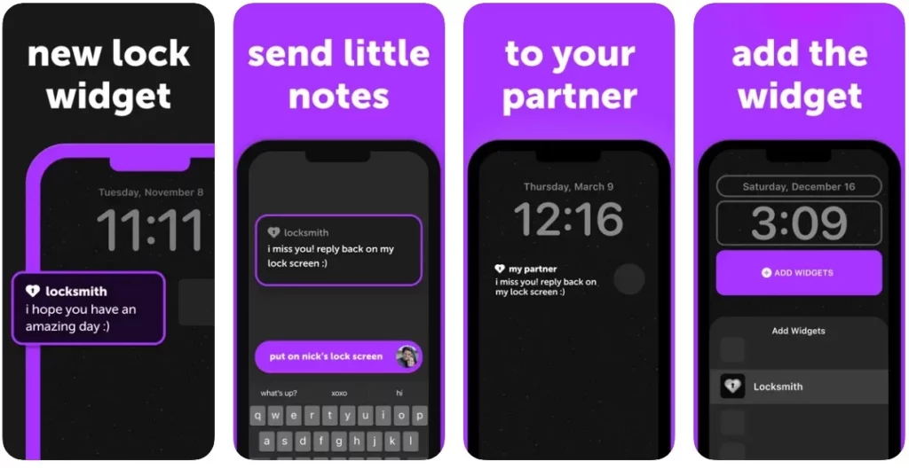 How to add friends in locksmith widget