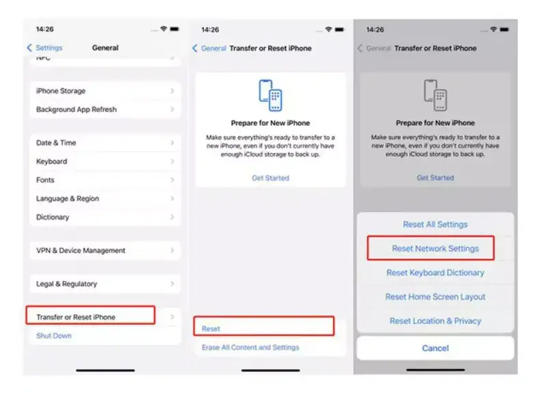 iPhone; How to Fix Safari Cannot Open the Page Because Your iPhone is Not Connected to the Internet?