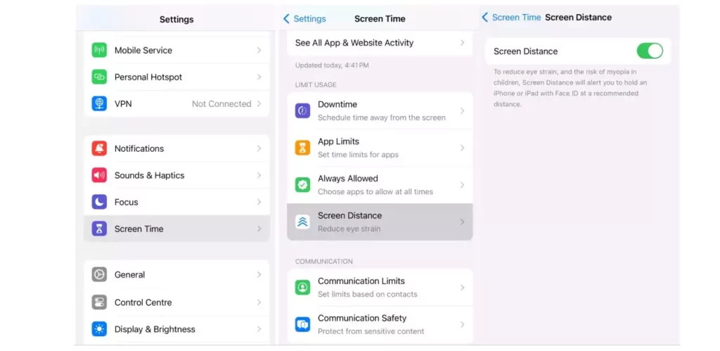 How to Enable iOS 17 Screen Distance For Safer Viewing | Step-by-Step Guide
