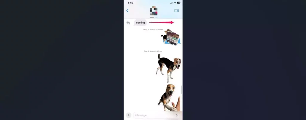 How to Swipe to Reply in iMessage in iOS 17 on iPhone?