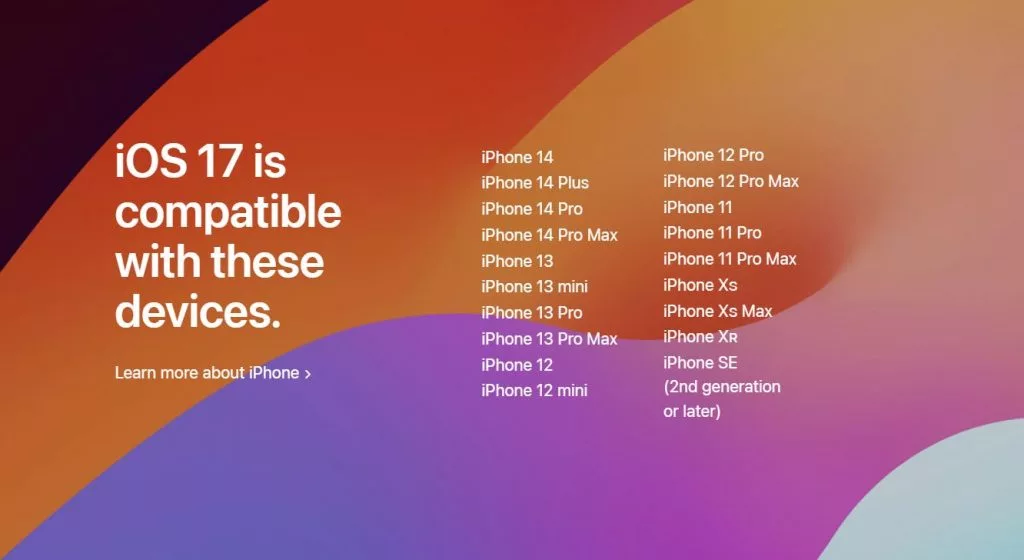 iOS 17 Supported Devices List: Is Your iPhone Ready to Upgrade?