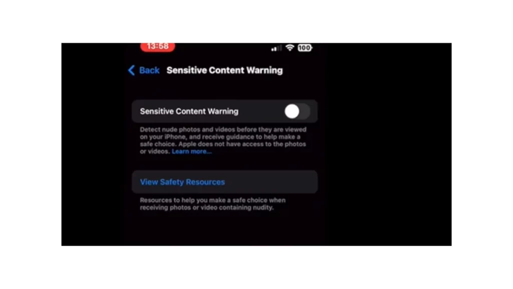 How to Enable Sensitive Content Warning in iOS 17?