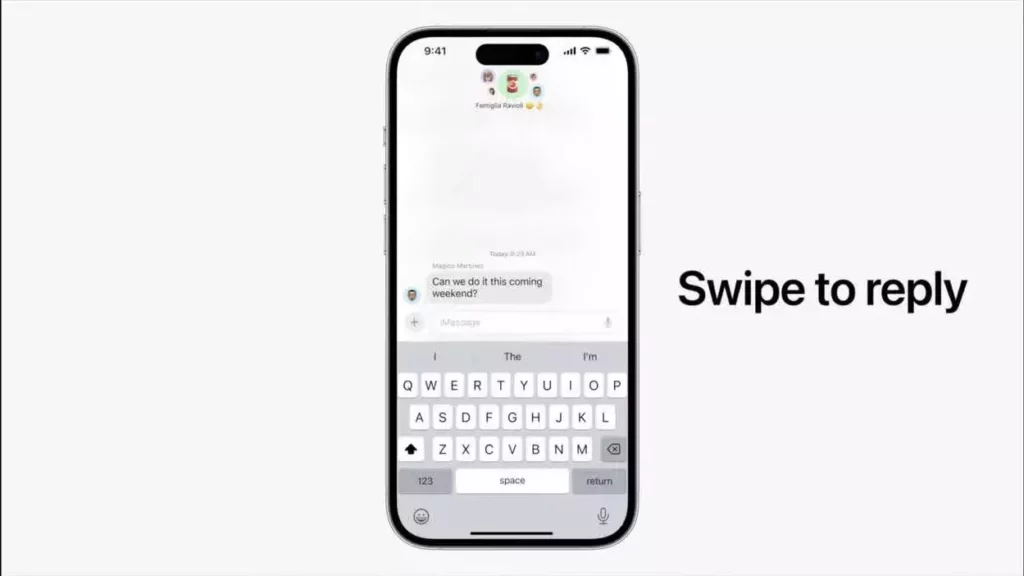 How to Swipe to Reply in iMessage in iOS 17 on iPhone?